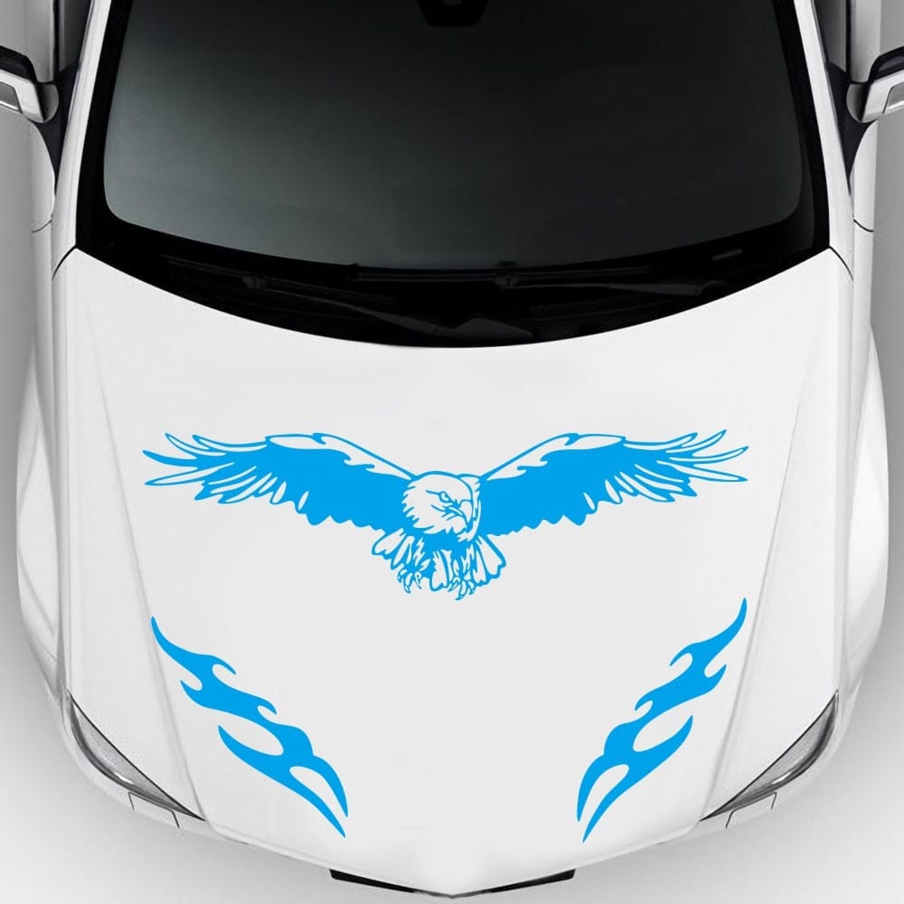 Stickers Capot Voiture<br>Aigle Royal Tresor Otaku