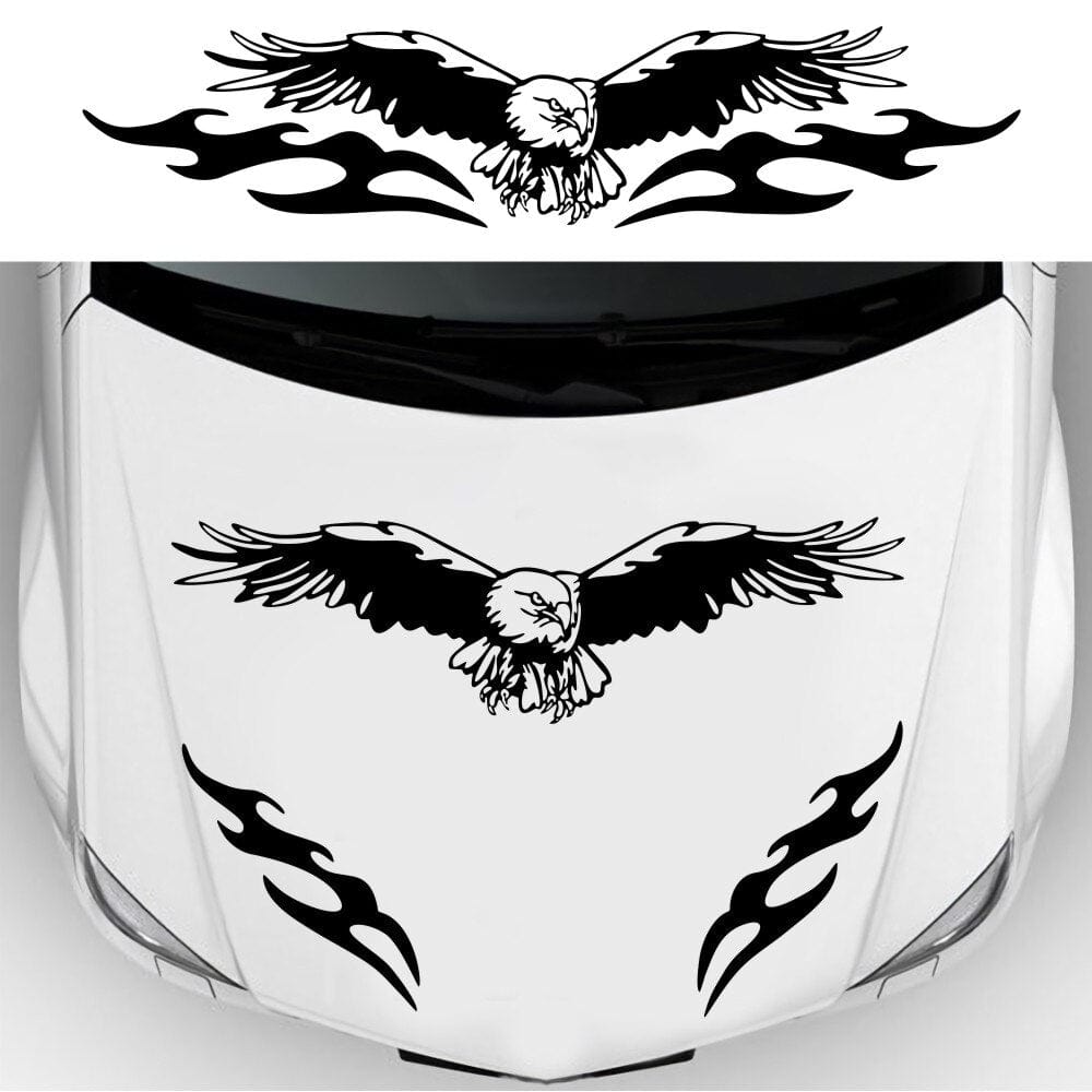 Stickers Capot Voiture<br>Aigle Royal Tresor Otaku