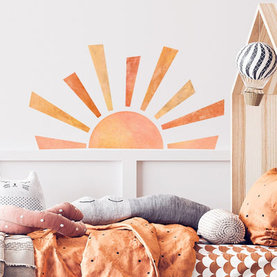 Stickers Chambre Enfant<br>Soleil Levant Tresor Otaku