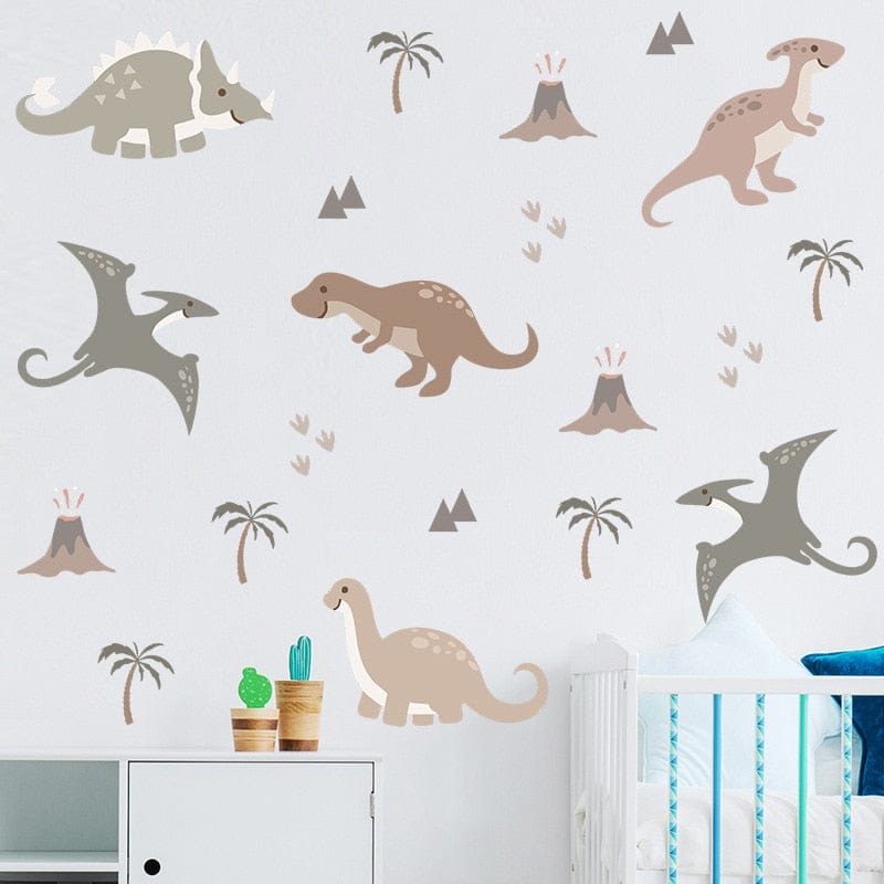 Stickers Dinosaure Chambre Garçon Tresor Otaku