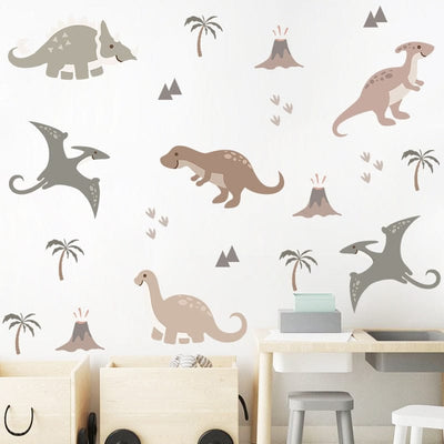 Stickers Dinosaure Chambre Garçon Tresor Otaku