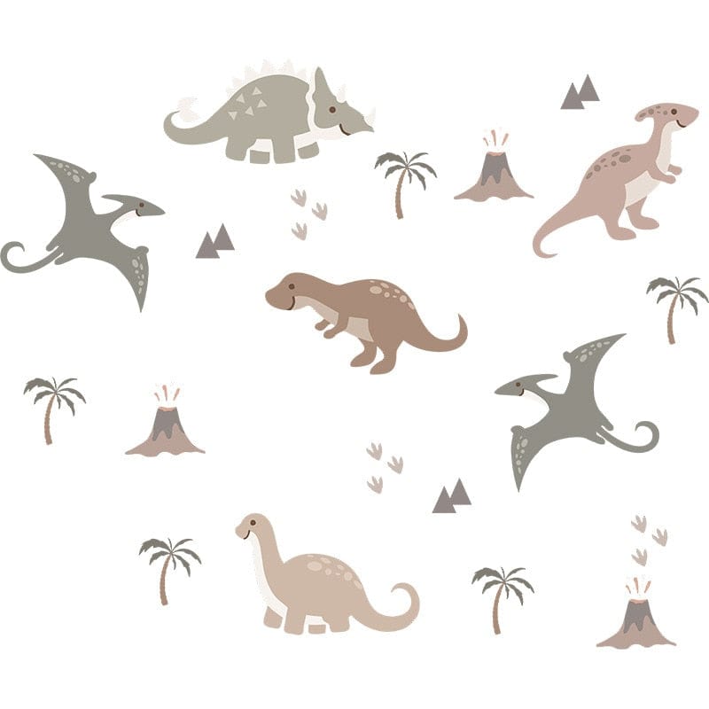 Stickers Dinosaure Chambre Garçon Tresor Otaku