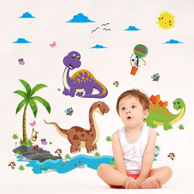 Stickers Dinosaures Chambre Bébé Garçon Tresor Otaku