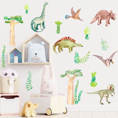 Stickers Dinosaures Chambre Bébé Tresor Otaku