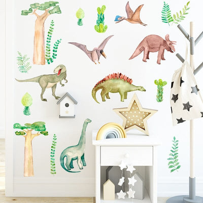Stickers Dinosaures Chambre Bébé Tresor Otaku