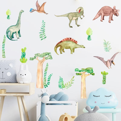 Stickers Dinosaures Chambre Bébé Tresor Otaku