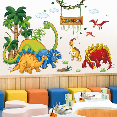 Stickers Dinosaures Sauvages Tresor Otaku