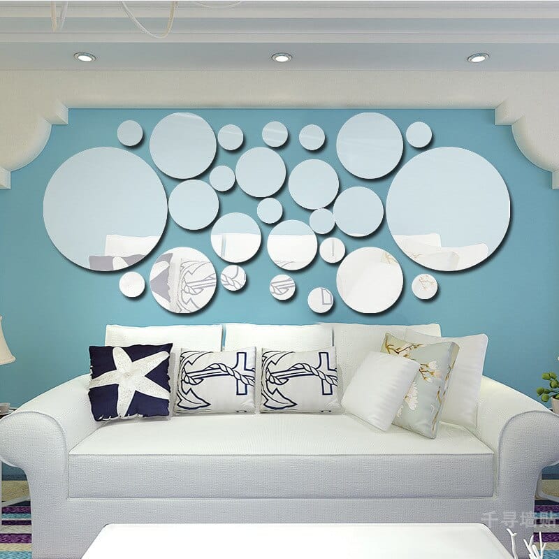 Stickers Effet Miroir Argent Tresor Otaku