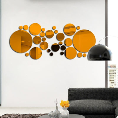 Stickers Effet Miroir Orange Tresor Otaku