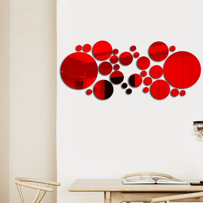 Stickers Effet Miroir Rouge Tresor Otaku