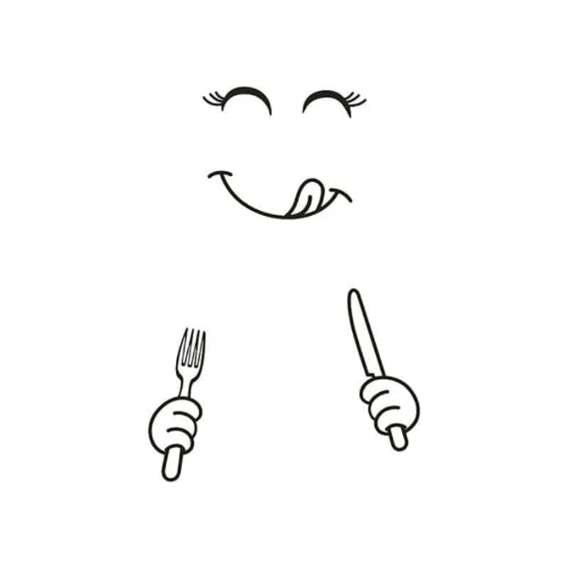 Stickers Frigo 1 Porte 2 - Noir Tresor Otaku