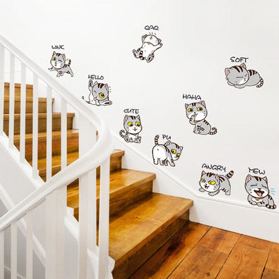 Stickers Frigo Chat Mignon Tresor Otaku