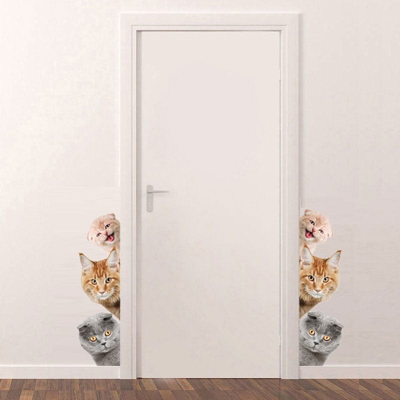 Stickers Frigo Chien et Chat Tresor Otaku