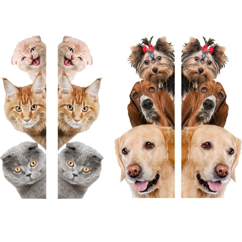 Stickers Frigo Chien et Chat Tresor Otaku