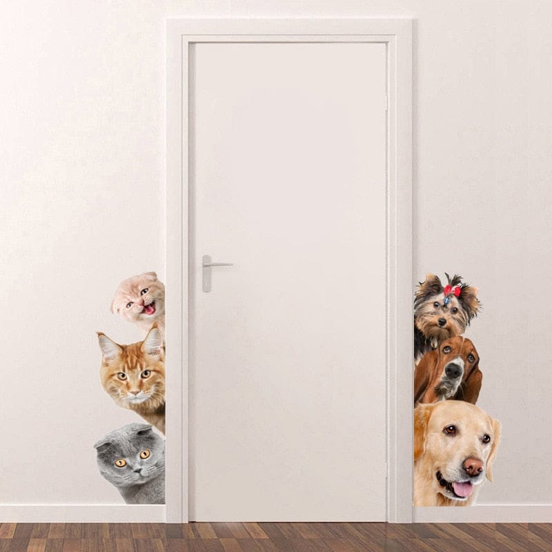 Stickers Frigo Chien et Chat Tresor Otaku