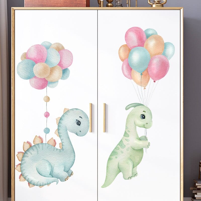 Stickers Muraux Chambre Fille Dinosaures Tresor Otaku