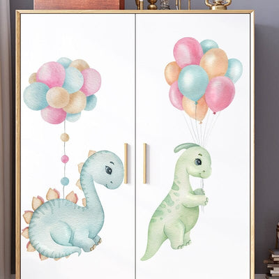 Stickers Muraux Chambre Fille Dinosaures Tresor Otaku