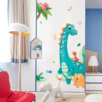 Stickers Porte Dinosaures Chambre Bébé Tresor Otaku