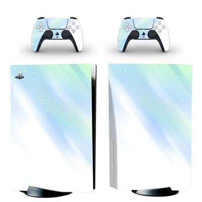 Stickers PS5<br> Blanc et Vert Stickers PS5 Tresor Otaku