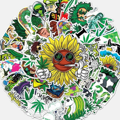 Stickers Skate<br> 420 (50 pcs) Stickers Skate Tresor Otaku
