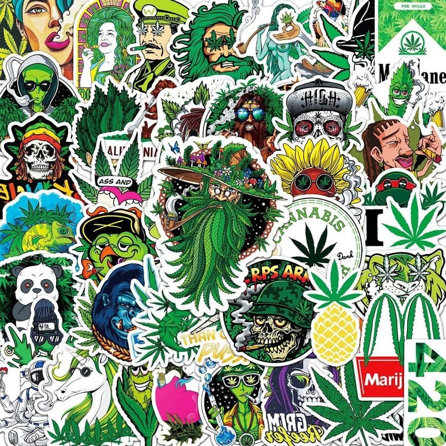 Stickers Skate<br> 420 (50 pcs) Stickers Skate Tresor Otaku