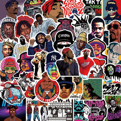 Stickers Skate<br> Hip Hop (50 pcs) Stickers Skate Tresor Otaku