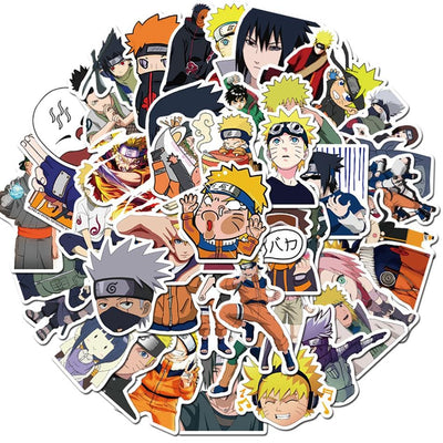 Stickers Skate <br> Naruto (50pcs) Stickers Skate Tresor Otaku