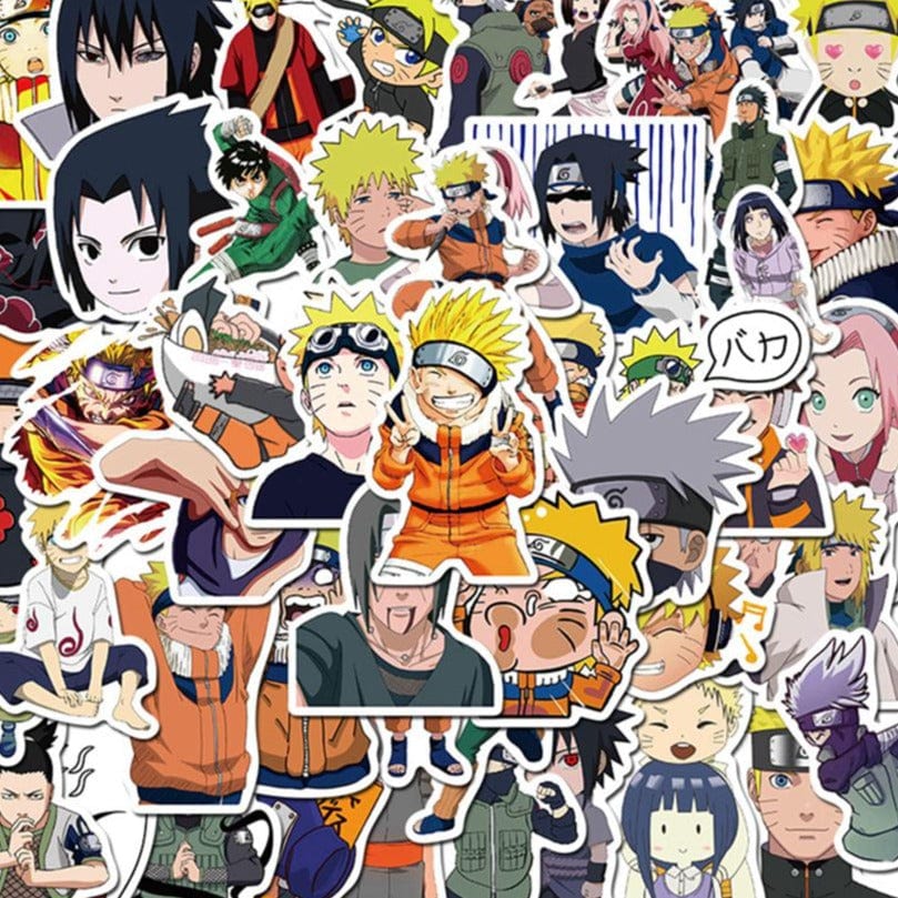 Stickers Skate <br> Naruto (50pcs) Stickers Skate Tresor Otaku