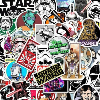 Stickers Skateboard<br> Star Wars (50pcs) Stickers Skate Tresor Otaku