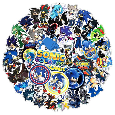 Stickers Sonic Colours Pack de Stickers Tresor Otaku