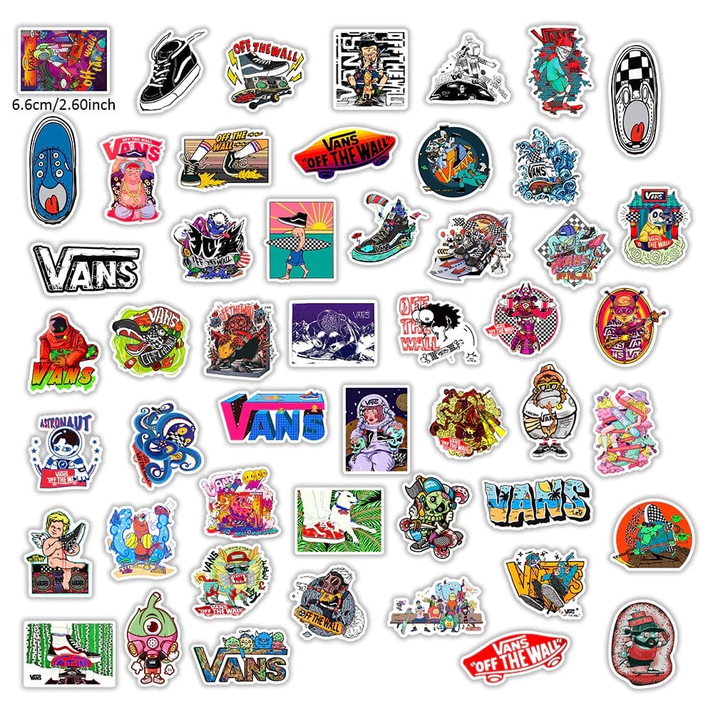 Stickers Vans Pack de Stickers Tresor Otaku