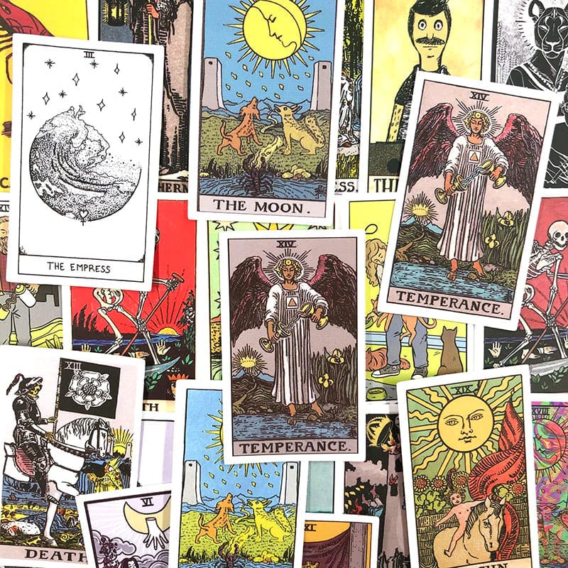 Stickers Vintage<br> Tarot Mat (60 pcs) Stickers Vintage Tresor Otaku