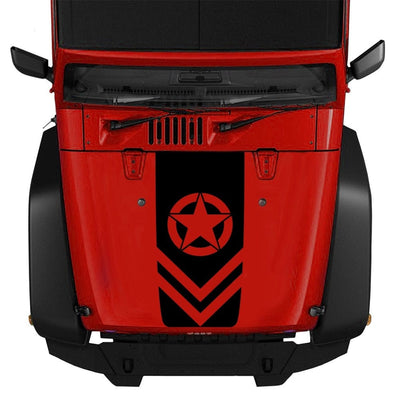 Stickers Voiture<br>Étoile Militaire Tresor Otaku