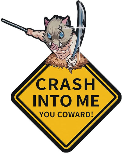Stickers Voiture Demon Slayer Inosuke Tresor Otaku