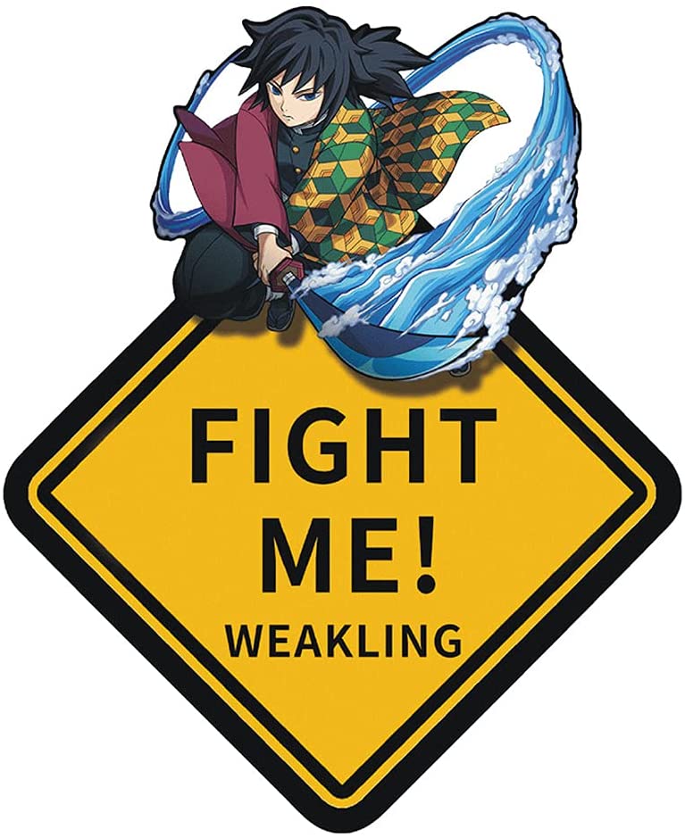 Stickers Voiture Demon Slayer Tomioka Tresor Otaku