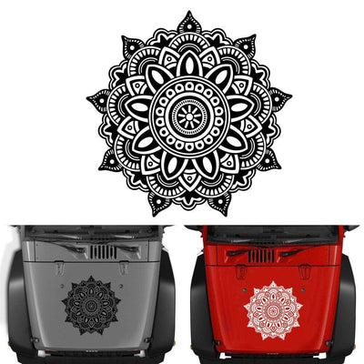 Stickers Voiture Mandala Tresor Otaku