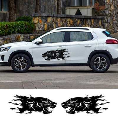 Stickers Voiture Panthère Tresor Otaku