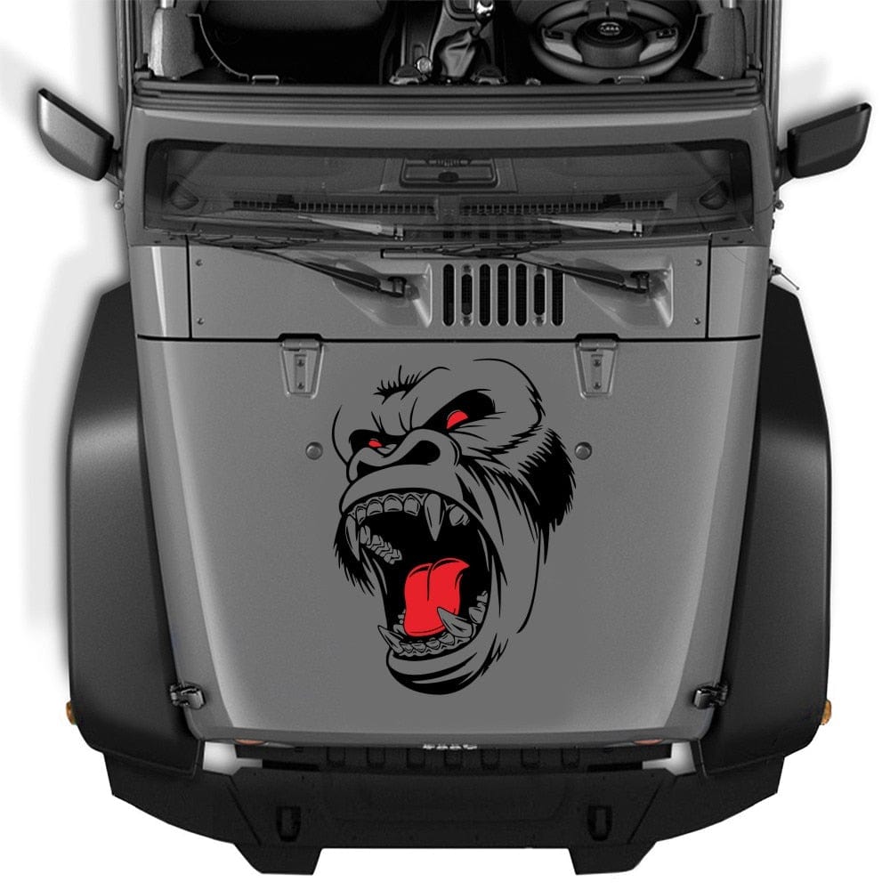 Stickers Voiture Singe Tresor Otaku