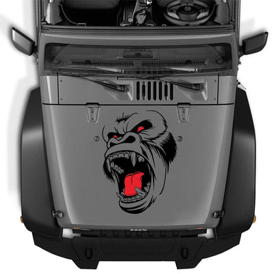 Stickers Voiture Singe Tresor Otaku