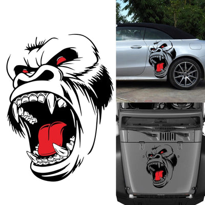Stickers Voiture Singe Tresor Otaku