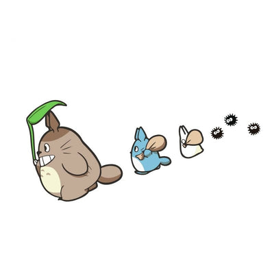 Stickers Voiture Totoro Gauche Tresor Otaku