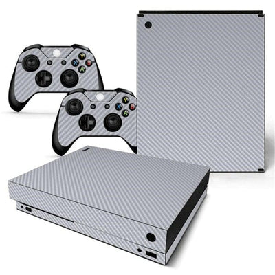 Stickers Xbox One X Carbone Gris Stickers Xbox One X Tresor Otaku