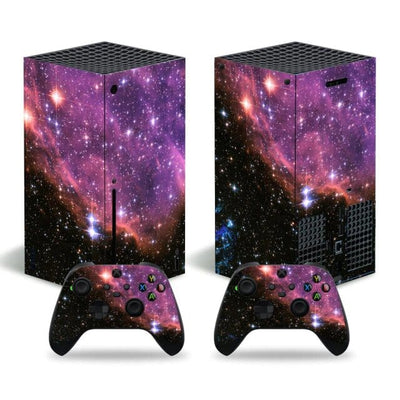 Stickers Xbox Series X<br> Galaxie Stickers Xbox Series X Tresor Otaku